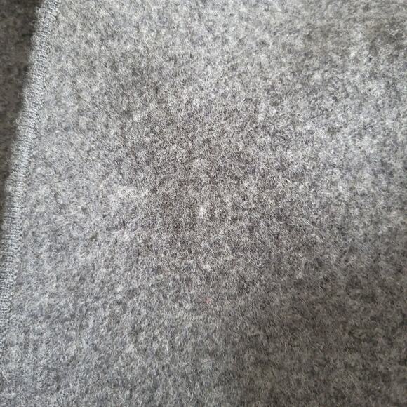 Boden Boiled Wool Open Front Jacket Cardigan Gray Unlined WU020 Women 14 - Picture 13 of 13